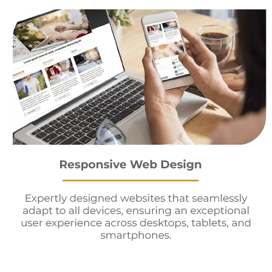Responsive Web Design offered as a service by Digital Productions and Marketing House