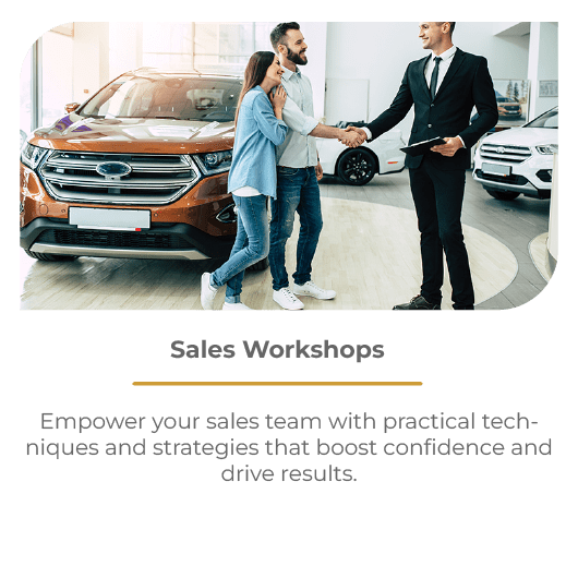 Sales workshops, a service offered by Digital Productions and Marketing House