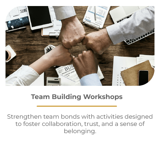 Team Building workshopsfrom Digital Productions and Marketing House.